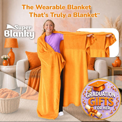 Wearable Blankets for Women & Men, Graduation Day Gift for Her, Cozy Gifts for Women, Wife Birthday Gifts Ideas