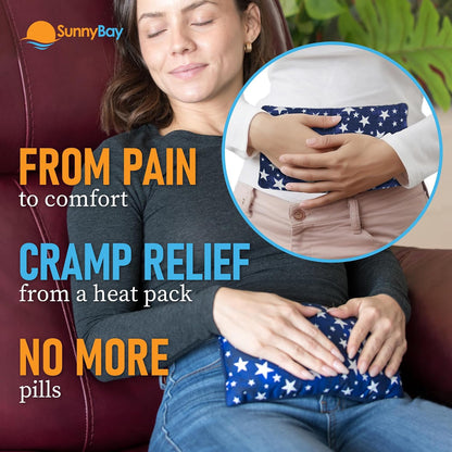 SunnyBay Heating Pad, Neck and Shoulder Wrap, 6x11 inch, Pink