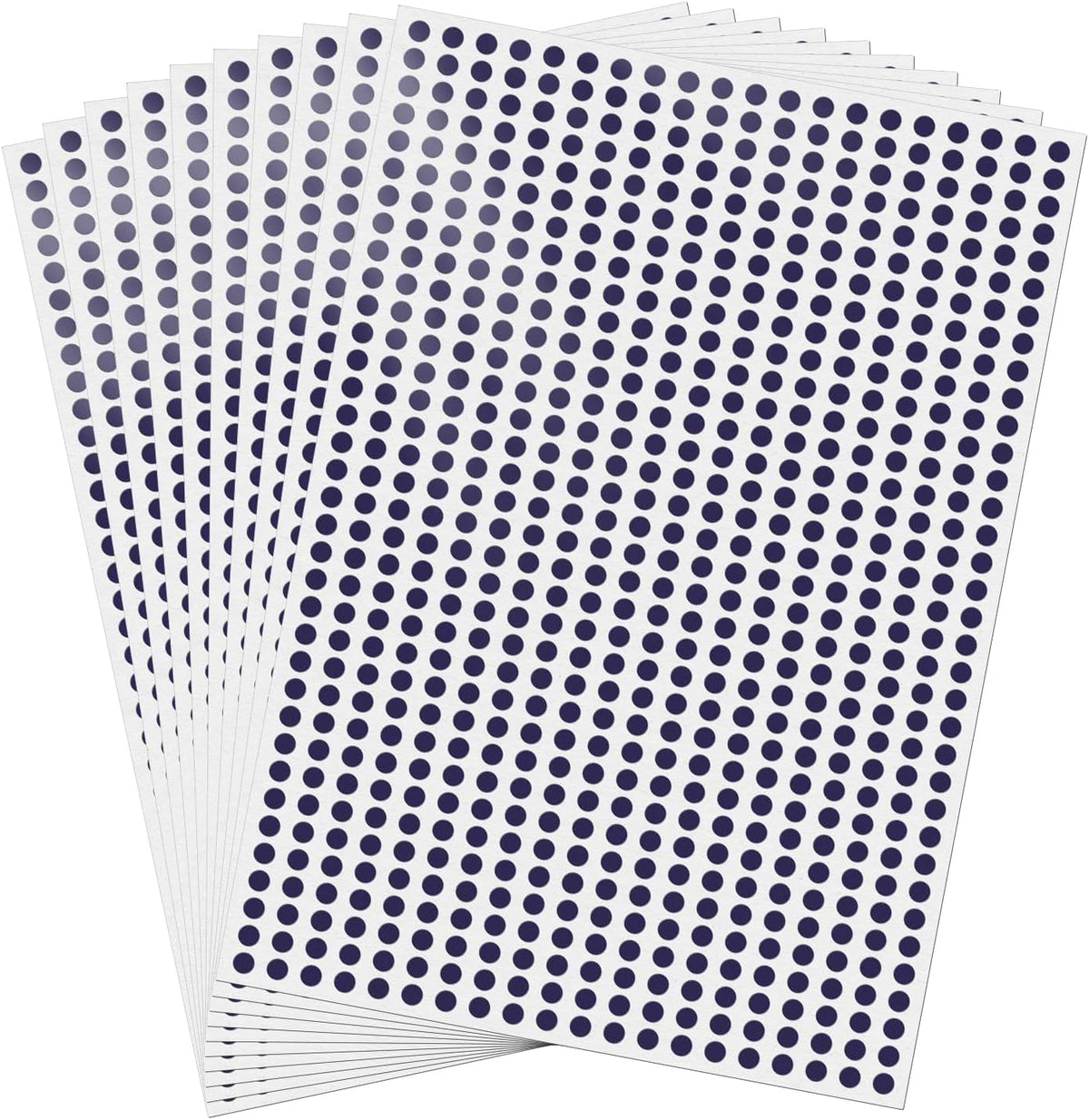 20 Colors Round Stickers 1/4 Inch Removable Vinyl Dot Label 7000 PCS