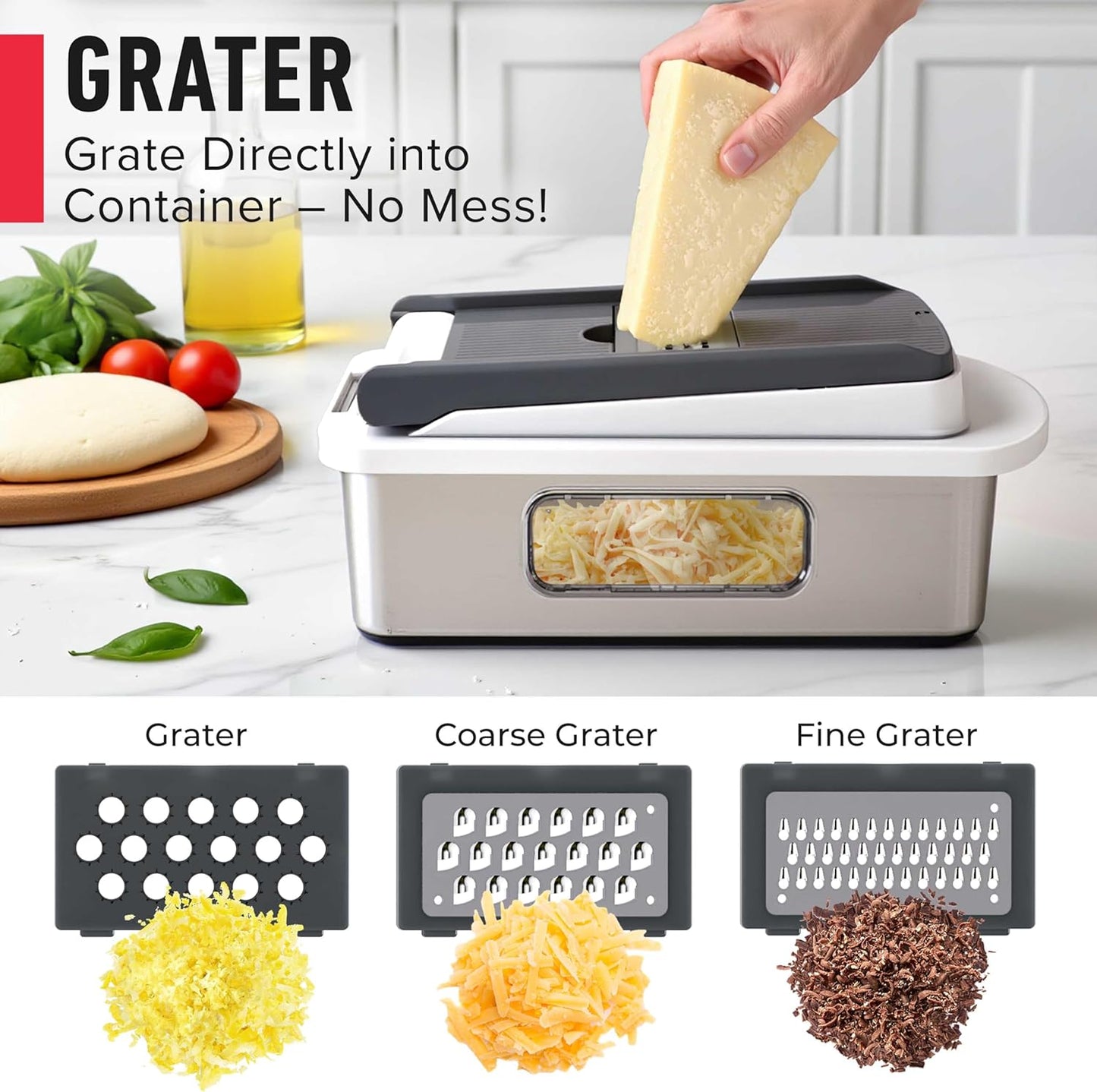 Mueller The Real Original Pro Vegetable Chopper & Mandoline Slicer, 10-in-1 | since 2013, 8 Blade Food Veggie Chopper, Onion Vegetable Cutter with Container, Kitchen Gadgets & Essentials