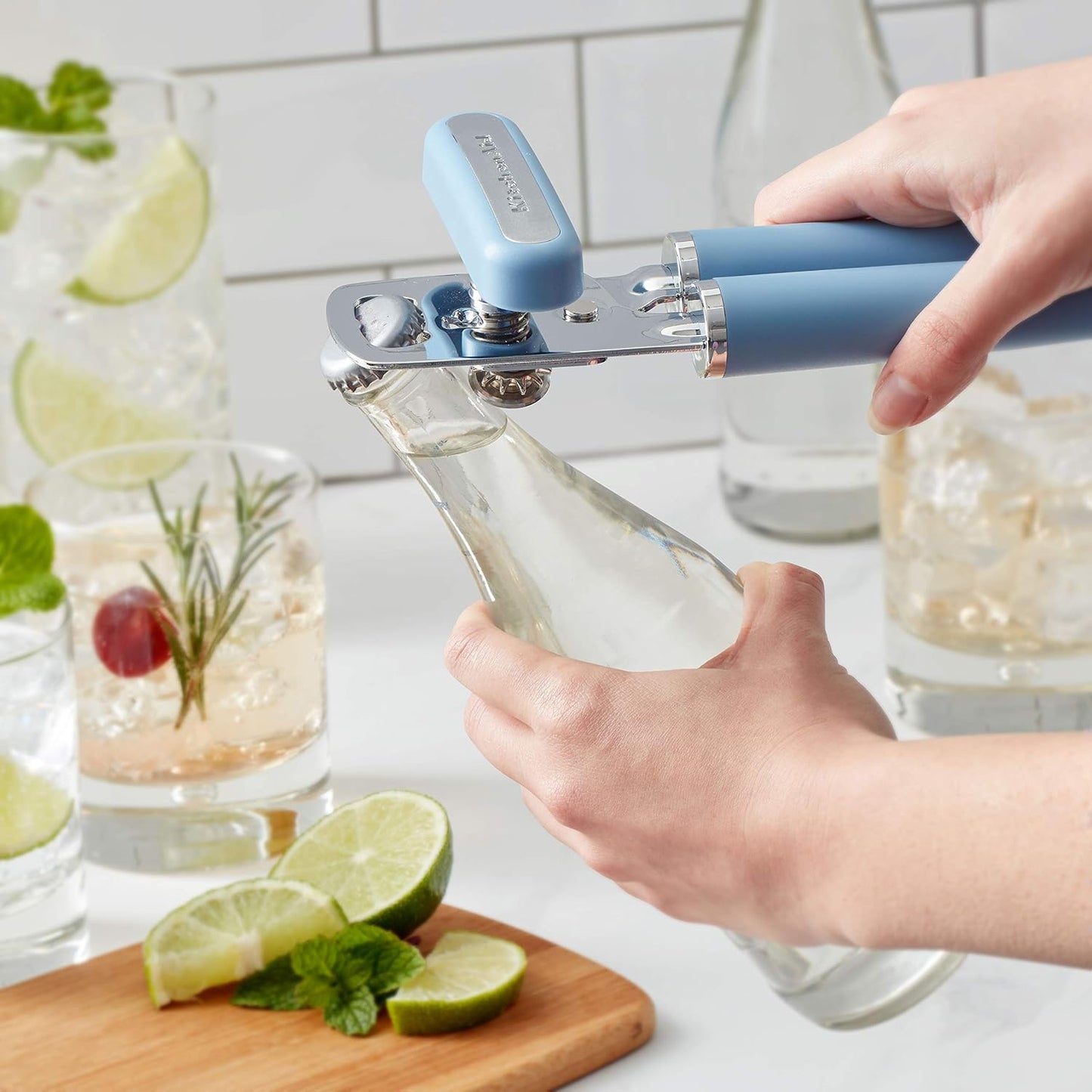 KitchenAid Gourmet Multifunction Can Opener/Bottle Opener, 8.36-Inch, Pistachio