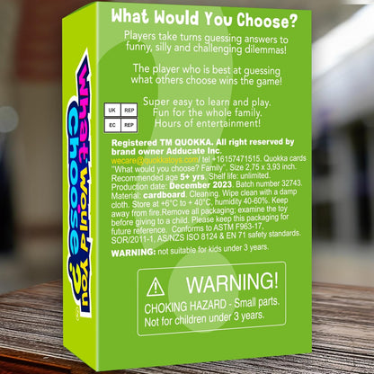 Travel Card Game for Teens, Kids, Adults - Party Games for Family Nights