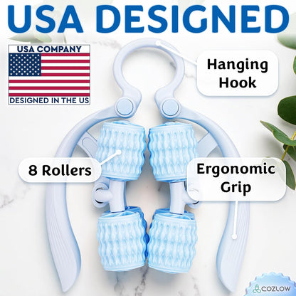 COZLOW Dual Sided Muscle Roller - Cellulite Massager for Arms and Legs - Flexible Massage Tool - Effective Sculpting Massage for Thighs, Butt