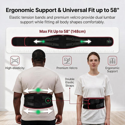 SES 10000mAh Cordless Rechargeable Heating Pad for Back Pain Relief