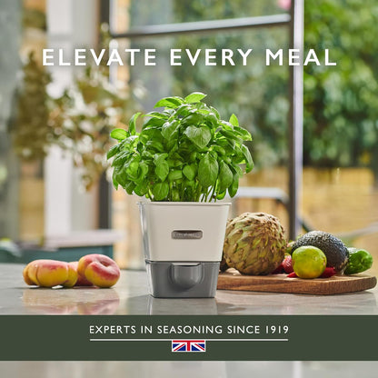 Cole & Mason Fresh Herb Keeper - Acrylic Storage Container for Refrigerator - Storage for Herbs & Vegetables for Fridge - Fresh Herb Keeper