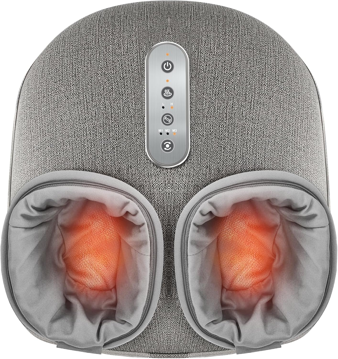 Medcursor Foot Massager with Heat - Shiatsu Feet Massage Machine Delivers Relief for Tired Muscles & Plantar, Deep Kneading Therapy, Multi-Level Settings for Home, Office Use, Size up to 13"