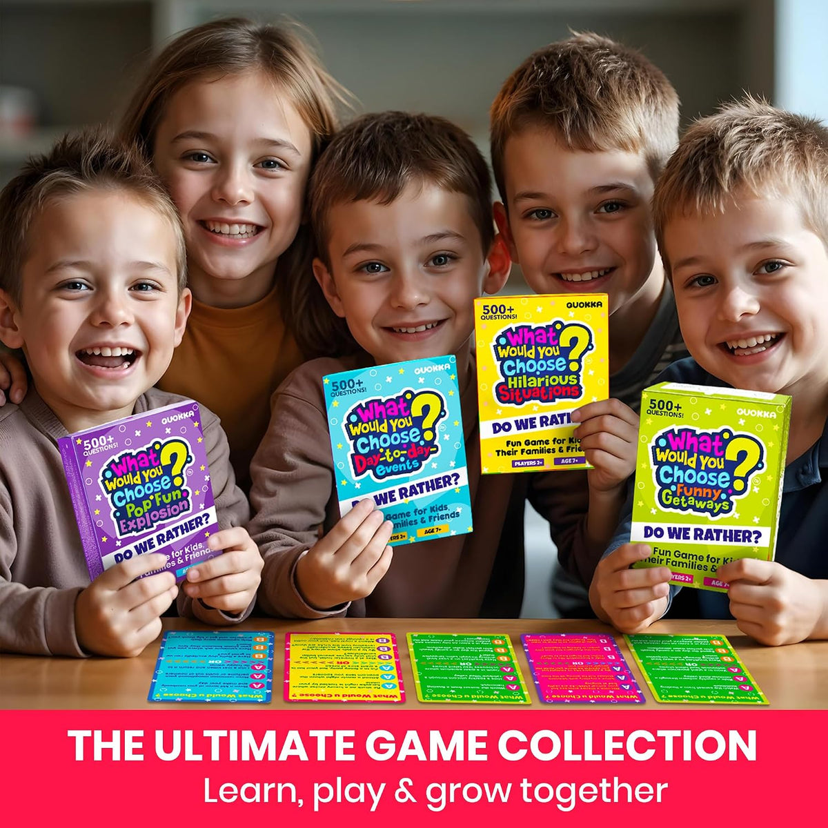 Travel Card Game for Teens, Kids, Adults - Party Games for Family Nights