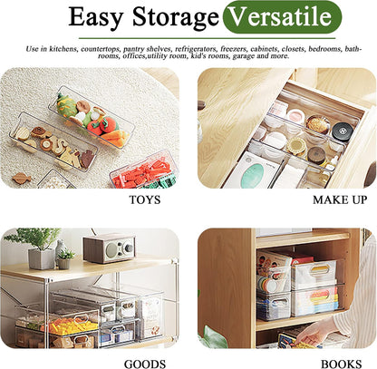 5 Pack Fruit Storage Containers for Fridge,Produce Container for Fridge with Removable Colanders,Leakproof Refrigerator Organizers and Storage for Produce Berry Vegetable Salad Meat Food Keep Fresh