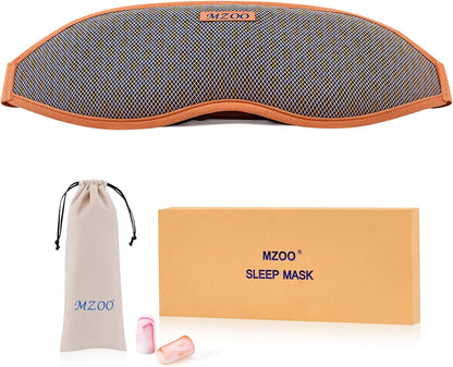 MZOO Pro Breathable Blackout Sleep Mask, Gift for Women Men