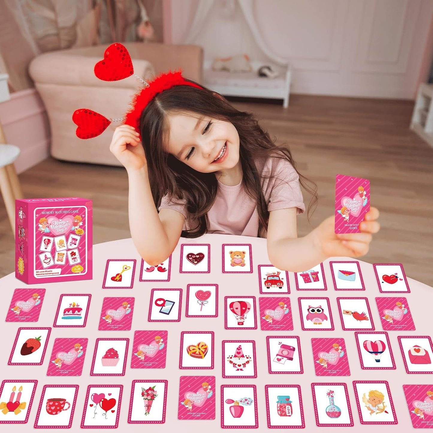gisgfim 100 PCS Memory Matching Game Famous Paintings Concentration Memory Card for Adults Learning Educational Game A Fun & Fast Artworks Theme Matching Games