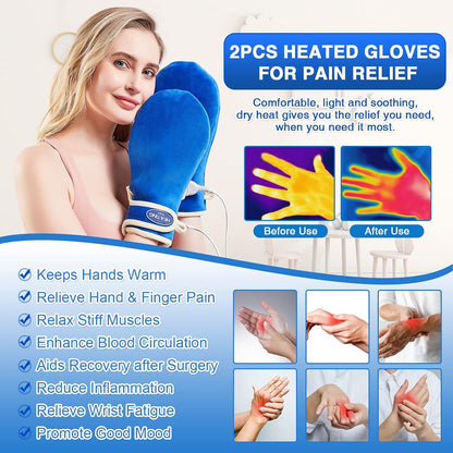 Cordless Foot Warmer with Heat and Massage - Rechargeable Heating Pad for Feet, 3 Temp & Vibration Levels, 60 Min Timer for Plantar Fasciitis, Ankle Pain, Cold Feet at Home, Office, Sleeping