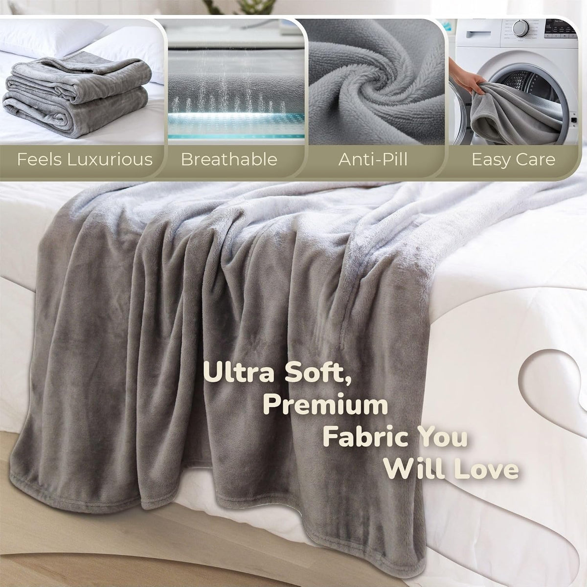 Super Blanky Wearable Blankets for Women & Men, Dorm Room Essentials, Gift for Her, Gifts for Women, Wife Birthday Gift Ideas