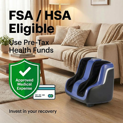 Human Touch Reflex5s Foot & Calf Massager Plantar Fasciitis - HSA Approved