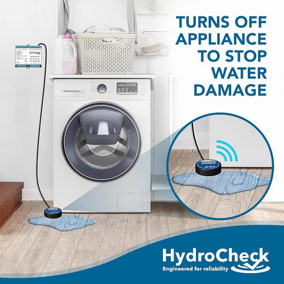 Water Sensor Alarm, Smart Water Leak Detector for Home & Basements | Made in THE USA | Automatic Flood Detectors and Water Alarm, Pure Water Capable (WaterWatcher)