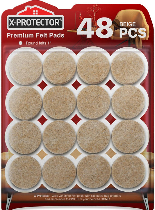 Felt Furniture Pads X-PROTECTOR 235 PCS Premium Furniture Pads - Felt Pads Furniture Feet Best Wood Floor Protectors - Protect Your Hardwood & Laminate Flooring! | Furniture Feet Best Wood Floor Protectors - Protect Your Hardwood & Laminate Flooring!