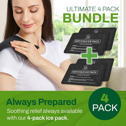 Extra Large Reusable Gel Ice Pack for Injuries (23"x15") | Large Ice Pack for Back Pain Relief, Post Surgery Recovery, Flexible Cold Pack for Lower Back Pain