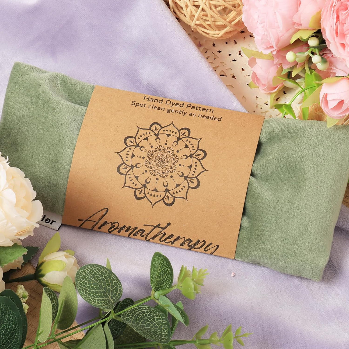 Hihealer Lavender Eye Pillow for Sleeping, Weighted Eye Mask for Spa, Yoga