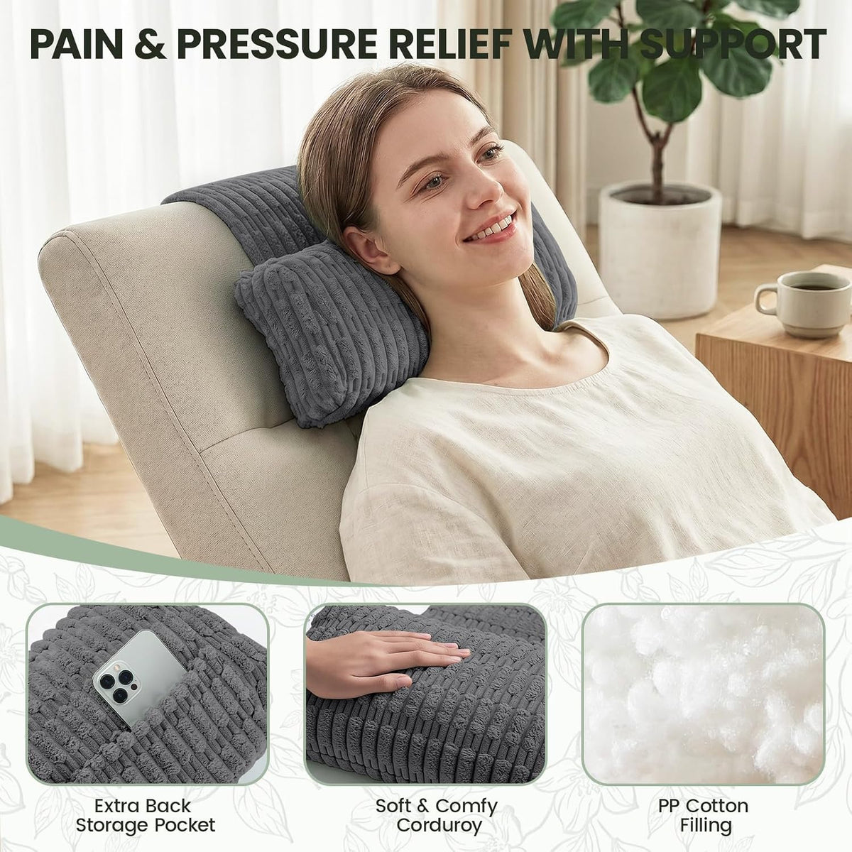 Recliner Pillow, Adjustable Neck Pillow for Recliner Chair