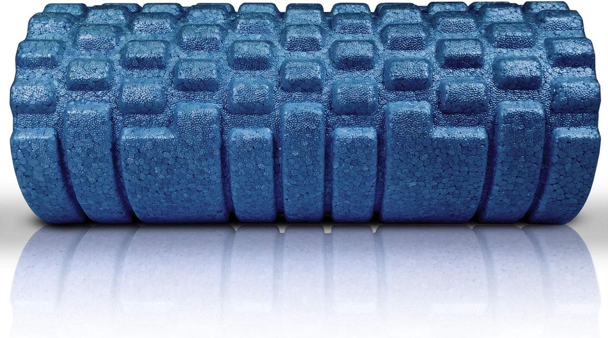 The Original Body Roller - High Density Foam Roller Massager for Deep Tissue Massage of the Back and Leg Muscles - Self Myofascial Release of Painful Trigger Point Muscle Adhesions (Black)