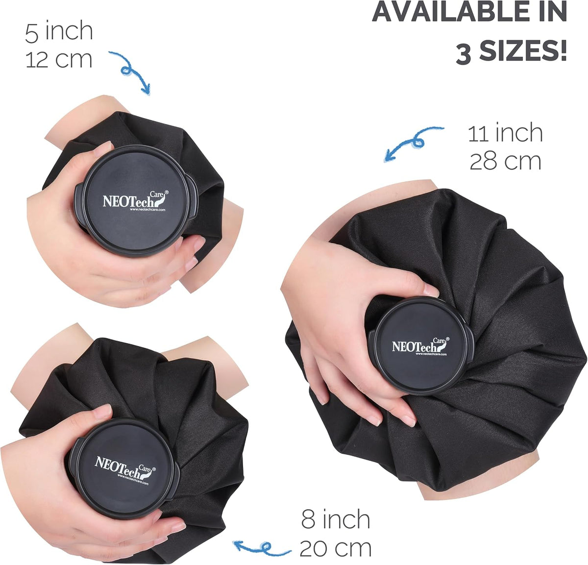 Neotech Care Ice Bag with Screw Top Lid (Smiley Face Design, 8 inch)