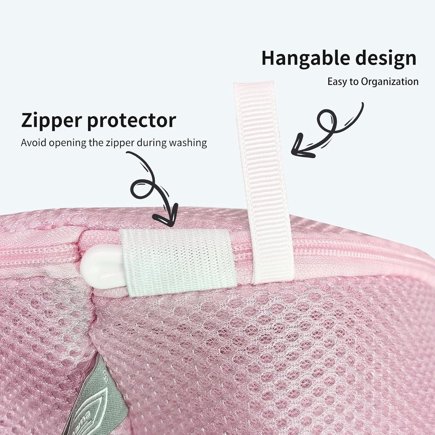 Shoe Washing Machine Bag, Laundry Bag for Sneakers, Orange, 7x15 | Bag to Wash Shoes in Washer and Dryer, for Tennis, Footwear, Trainers, Slippers, Prevent Tangling, Honeycomb Mesh