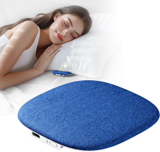 Pillow Speaker for Sleeping,Bluetooth Under Pillow Speaker for Support White Noise Sleep Timer, Speaker with Stereo Bass Perfect for Side Sleepers,Adult Kids-Blue
