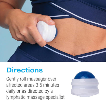 Lymphatic Drainage Massager, Fibro Roller Ball for Post Surgery Recovery | Handheld massager for post-surgery recovery after liposuction, 360 lipo, tummy tuck and BBL