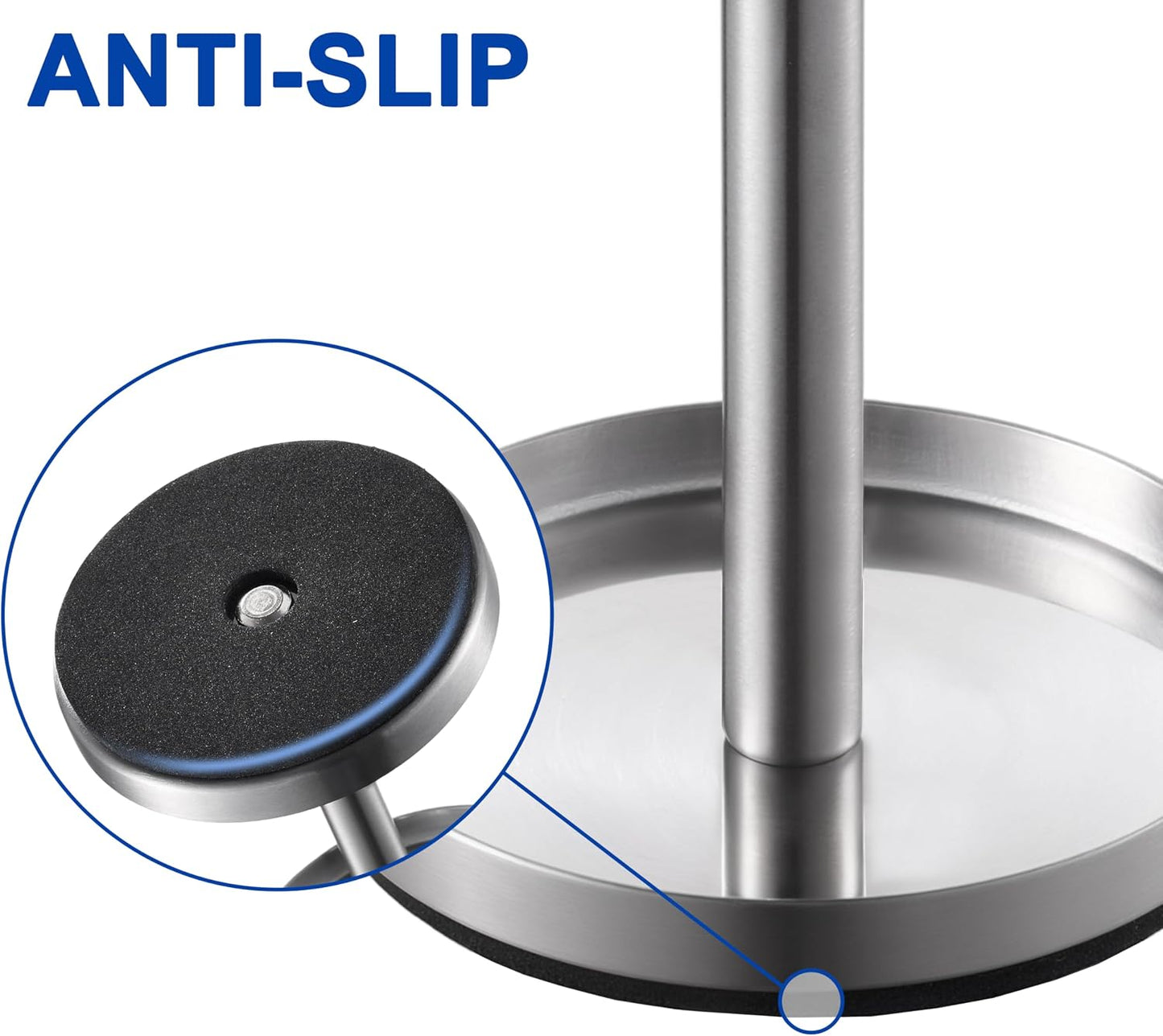 Black Stainless Toothbrush Holder Stand: Rustproof Bathroom Countertop Organizer, 4 Ventilated Slots Hold Manual Toothbrushes, Razor