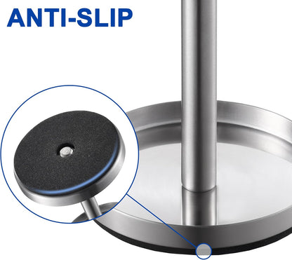 Black Stainless Toothbrush Holder Stand: Rustproof Bathroom Countertop Organizer, 4 Ventilated Slots Hold Manual Toothbrushes, Razor
