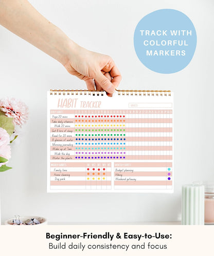 Lamare Habit Tracker Calendar 2026 – Premium Daily Habit Tracker Journal