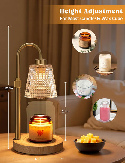Candle Warmer Lamp with Timer Home Decor Birthday Gifts for Women