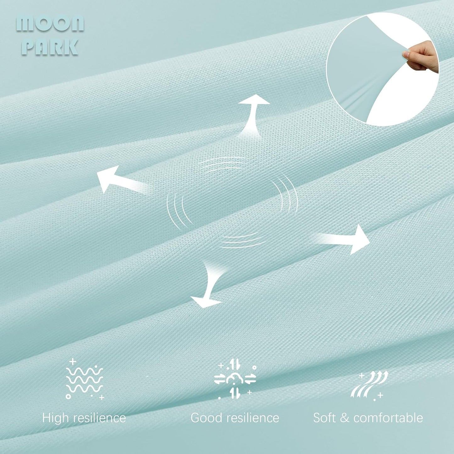 MOON PARK Pregnancy Pillows for Sleeping - 57 Inch U Shaped Full Body Maternity Pillow with Removable Cover - Support for Back, Legs, Belly, Hips - Pregnancy Pillow for Women - Grey