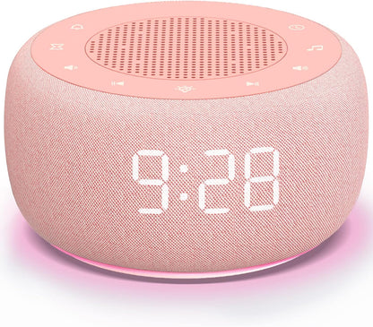 Buffbee Pro 2nd Gen| Sound Machine, Alarm Clock with Bluetooth Speaker