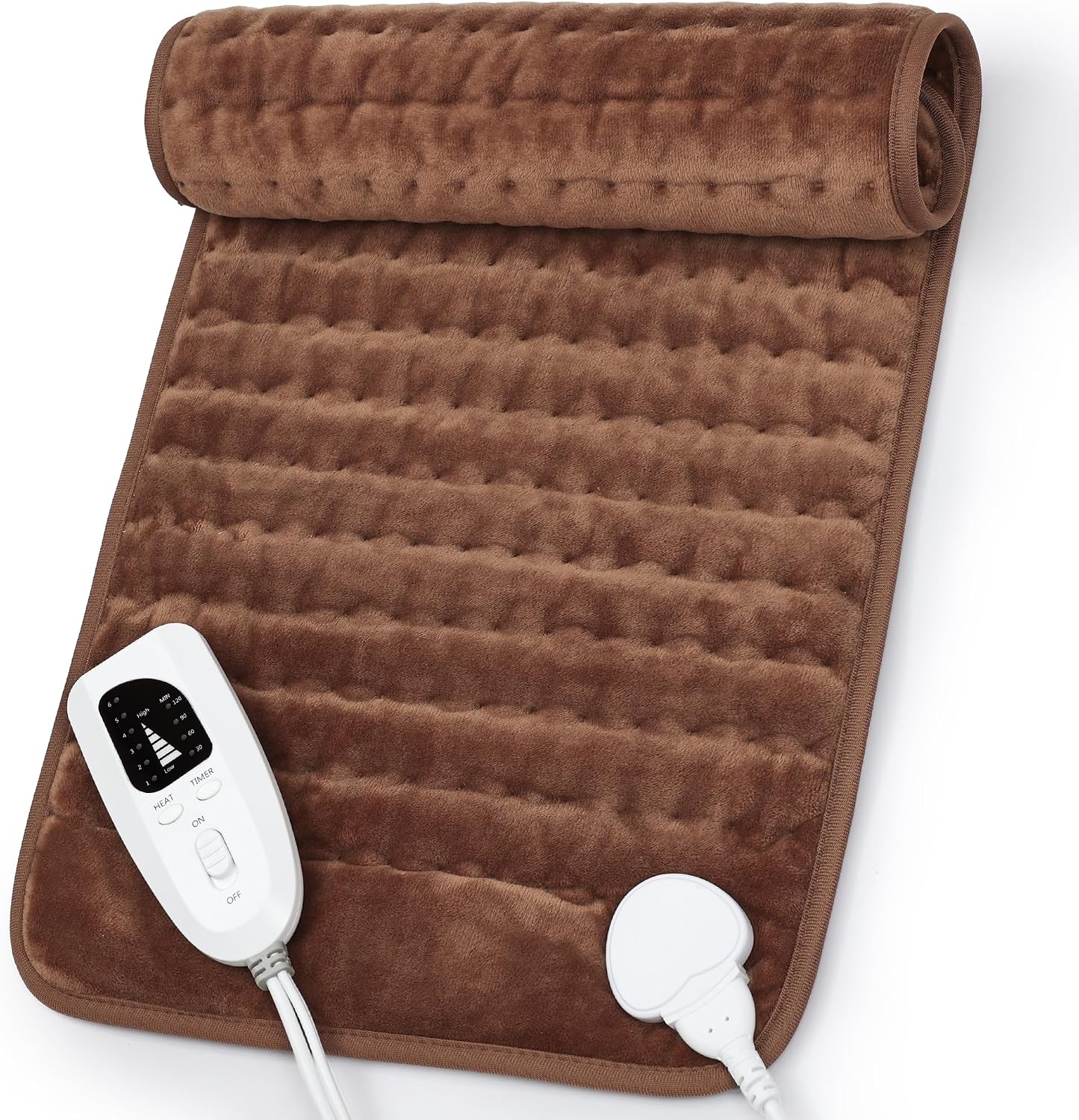 Heating Pad,Heated Blanket,Heating Pad for Back Neck,Grey,24x12 Inch | Electric Heating Pad,Dry/Moist Heat Heating Pads,Heating Pads for Shoulder,Abdomen,Heat Pad for Women Men,Birthday Gift