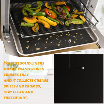 WMKGG Silicone Air Fryer Liners, 2PCS Air Fryer Silicone Liners | Reusable Rectangular Non-Stick Basket Accessories for Ninja Foodi Dual DZ201/DZ401 8-10QT