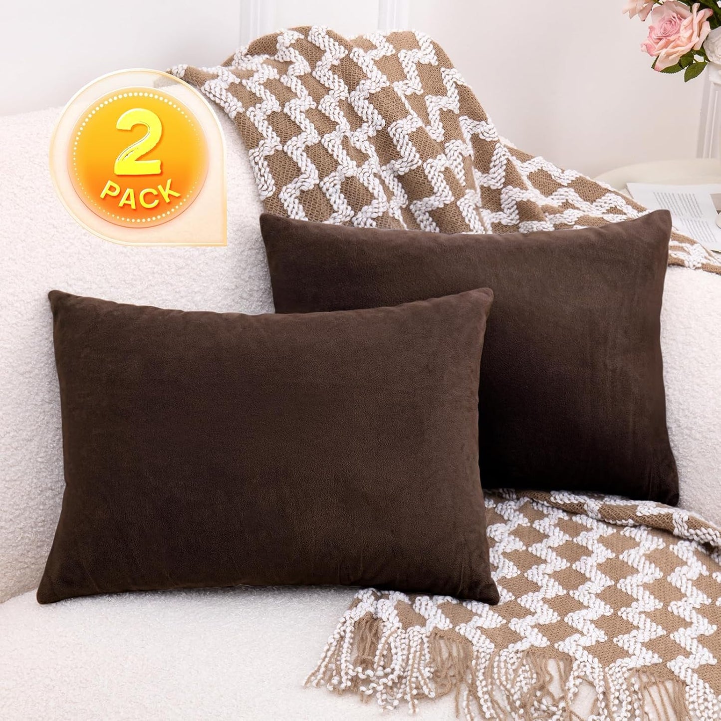 1 MIDDLE ONE 2 Pack Small Pillow, Memory Foam Mini Pillow 11 X 7 Inches for Travel, Sleeping, Nap and Neck, Knee, Lumbar Support, Tiny Cushion for Pet, Dogs (Grey)