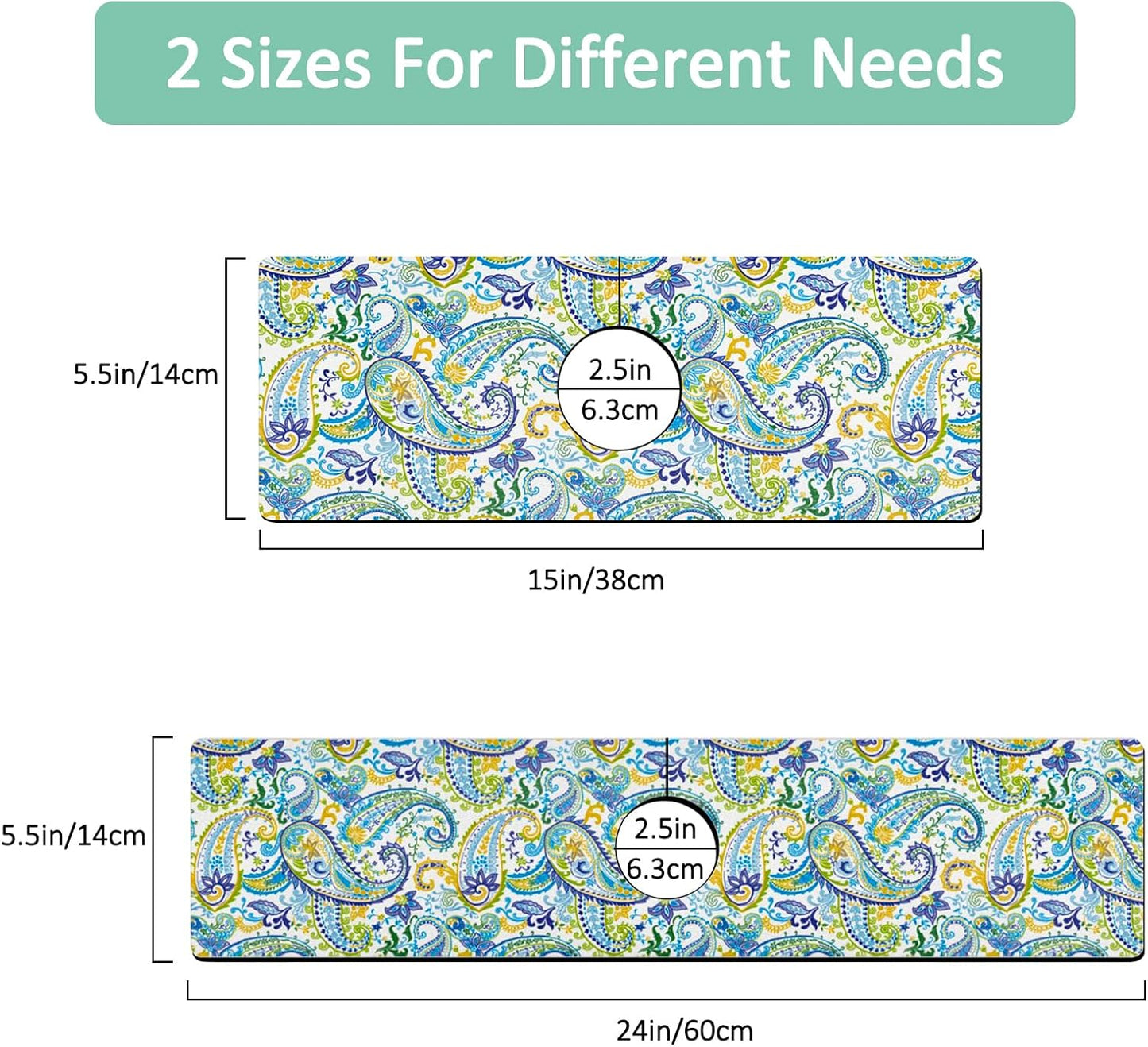 Kitchen Sink Splash Guard Faucet Mat 24" X 5.5" Tropical Leavesl Absorbent Fast Drying Mat Faucet Draining Mat Sink Splash Guard Behind Faucet Drip Catcher for Kitchen Bathroom