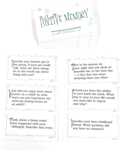 Wellness Reproductions & Publishing 101 Positive Memory Activities: Using Memories to Master Emotions Cards