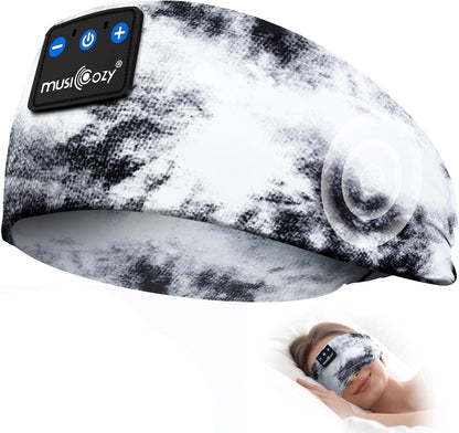 MUSICOZY Sleep Headphones Tie-Dye Bluetooth Headband Headphone for Sleeping