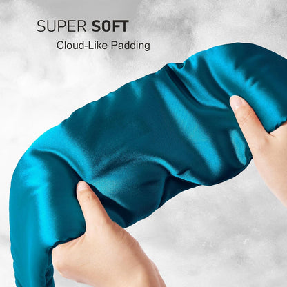 LitBear Silk Sleep Mask for Side Sleeper, Eye Mask Sleeping for Women Men