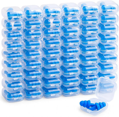 Tondiamo 150 Pairs Ear Plugs Bulk Individually Wrapped Earplug, Multicolor