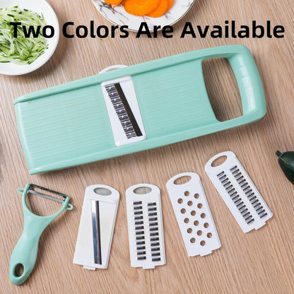Mandoline Slicer for Kitchen 7-in-1 Mandoline Food Slicer | Potato/Cheese/Vegetable/Carrot/Cucumber Grater,Cutter, Grinder,Waffle Fry Cutter,Julienne Peeler