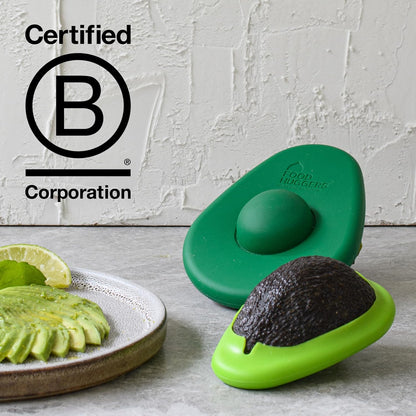 Food Huggers Avocado Hugger Single Pack - Keep Avocados Fresh with Patented Hug Design, BPA Free Food Grade Silicone Avocado Saver, Airtight Seal, Dishwasher Safe, Smart Storage Solution