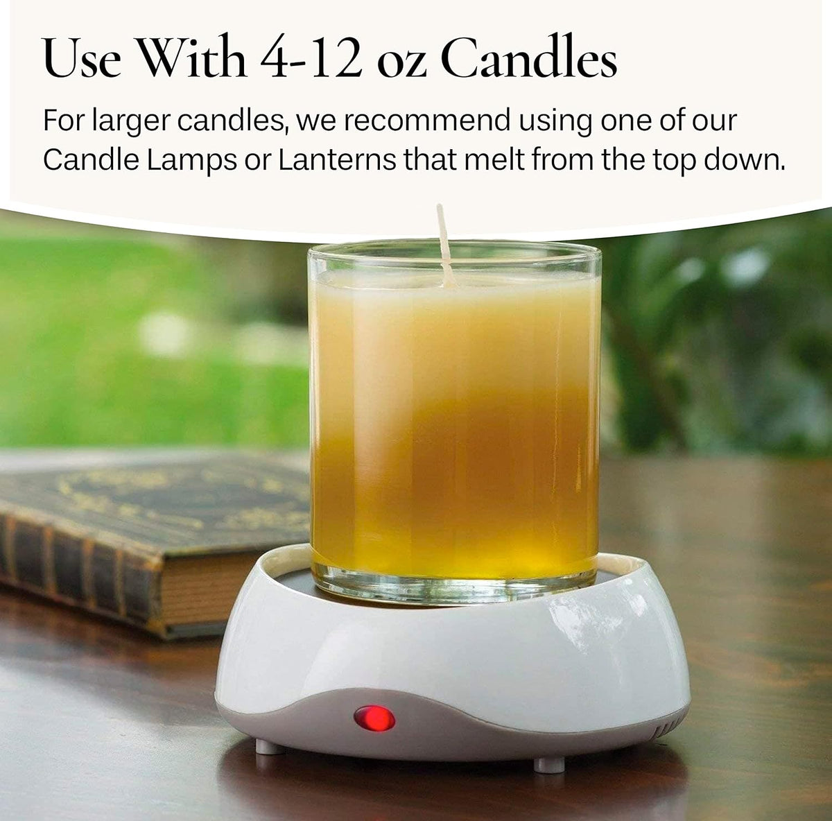 Candle Warmers ETC Timer Candle Plate Warmer