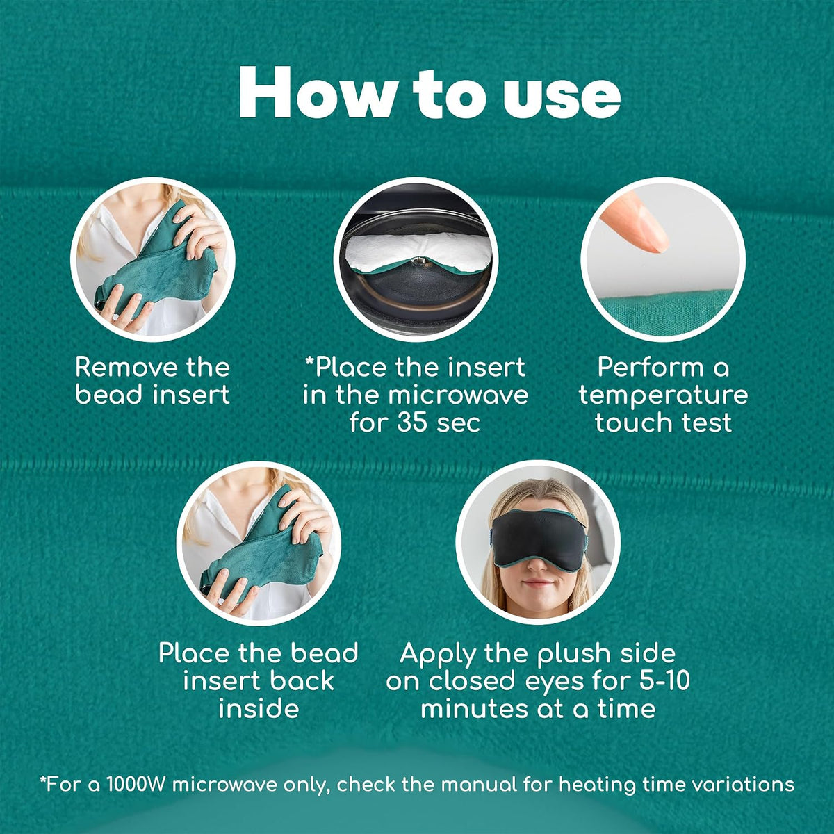 Medi Grade Heated Eye Mask for Dry Eyes, 2-in-1 Warm Compress and Cold Mask