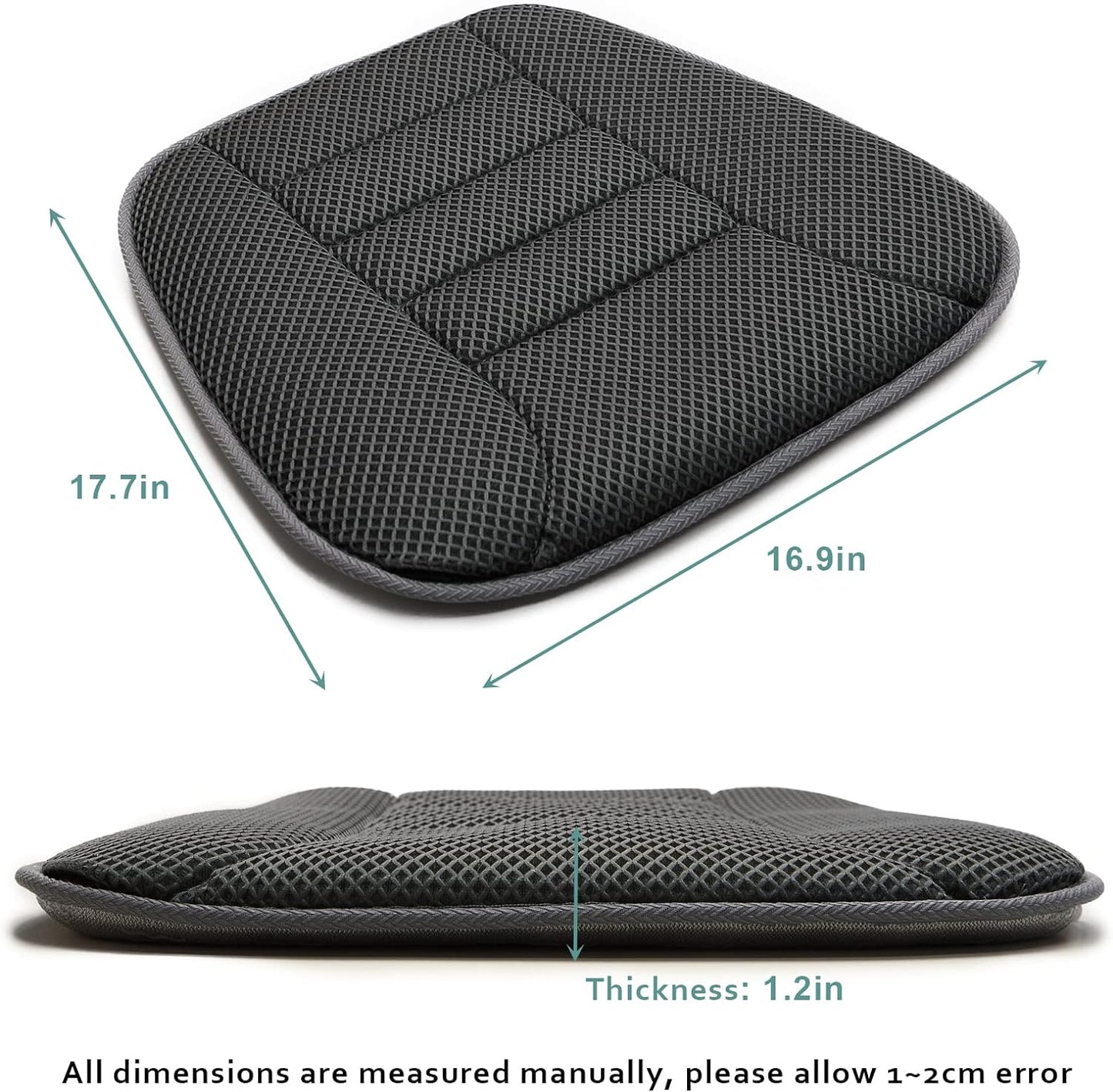 AEROiVi Car Seat Cushion Breathable Mesh Non-Slip Comfort Seat Truck Office | Car Seat pad for Driving 3D Air Mesh Car Seat Protector Works with Truck SUV and Office Chair Home Quick Drying Washable