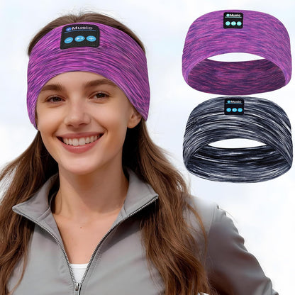 AONESY Bluetooth Headband for Sleeping, Headband Headphones for Side Sleepers & Sports, Washable & Wireless Music Headband with Secure Fit for Running, Workout, Gym, Yoga - Great Gift