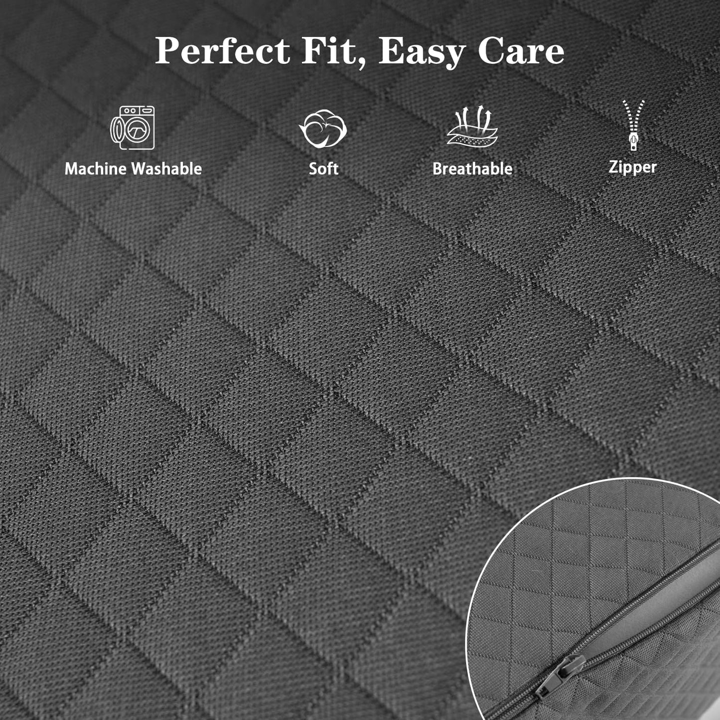 Hapiclody Leg Elevation Pillow for After Surgery – Knee Surgery Recovery Leg Support Pillow with Handle, Designed for Knee Replacement Recovery, Single Leg Elevating Wedge
