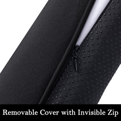 Door Draft Stopper, Removable Washable Cover, 38", Gray | Weighted Gap Filler, Blocks Hot and Cold Air, All-Season Seal, Easy Install, Noise & Wind Blocker, Home Essentials