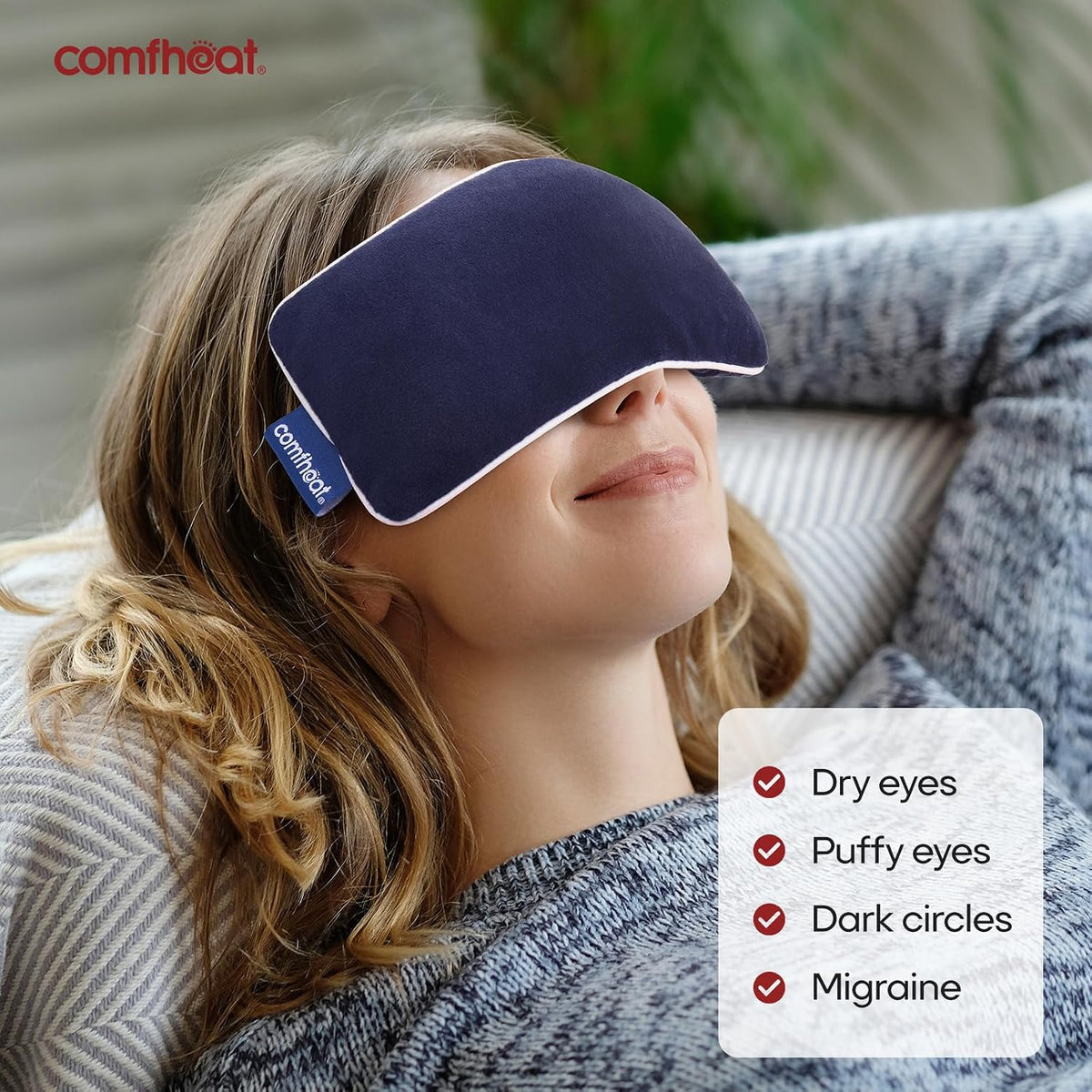 Lavender Weighted Eye Pillow for Yoga Relaxation FSA Eligible HSA